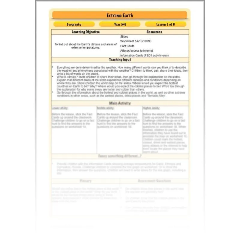 Extreme Earth Topic