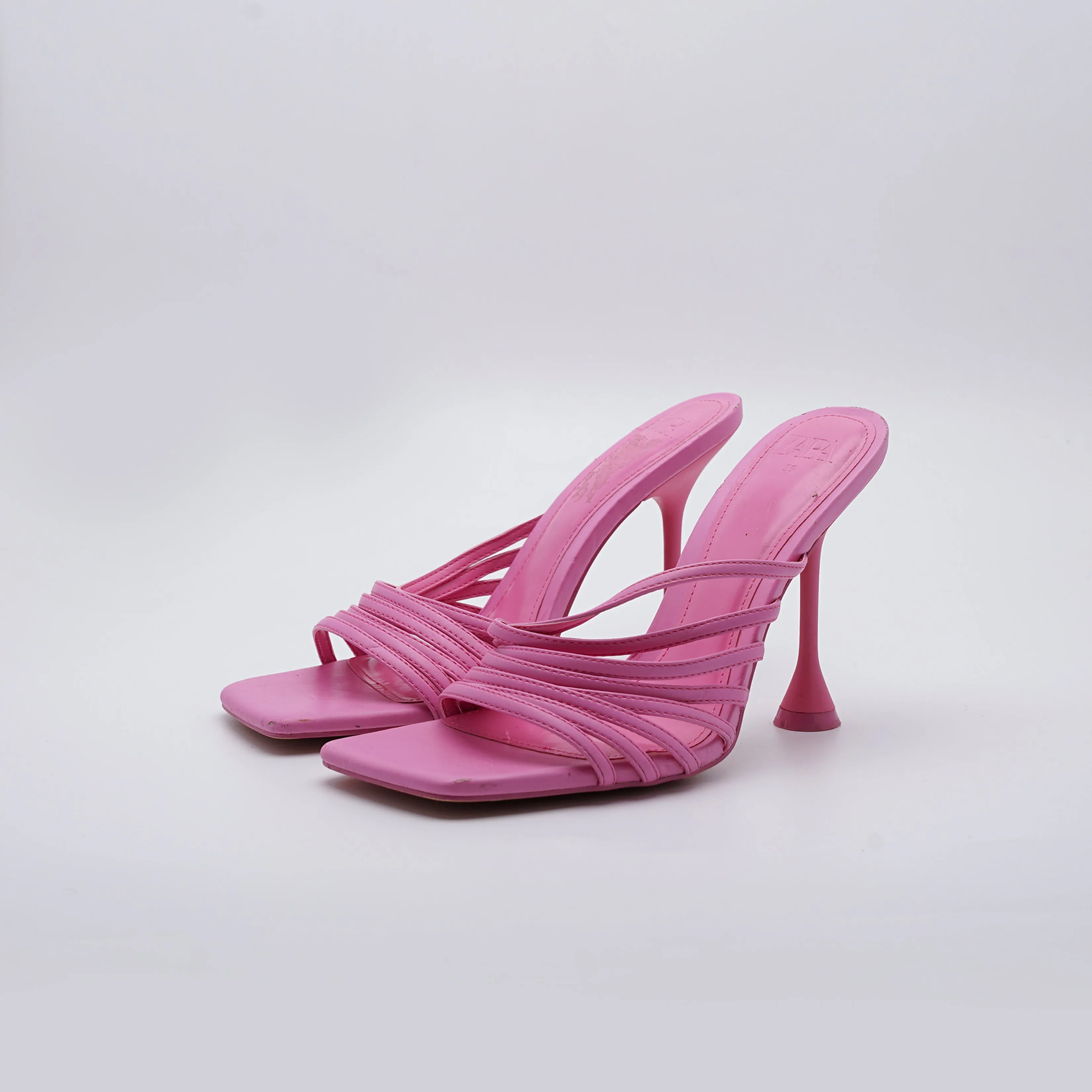 High Heeled Strappy Sandals
